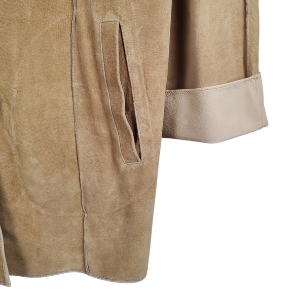 MontanaCo Tan Suede Women's Jacket. XL - Picture 6 of 11